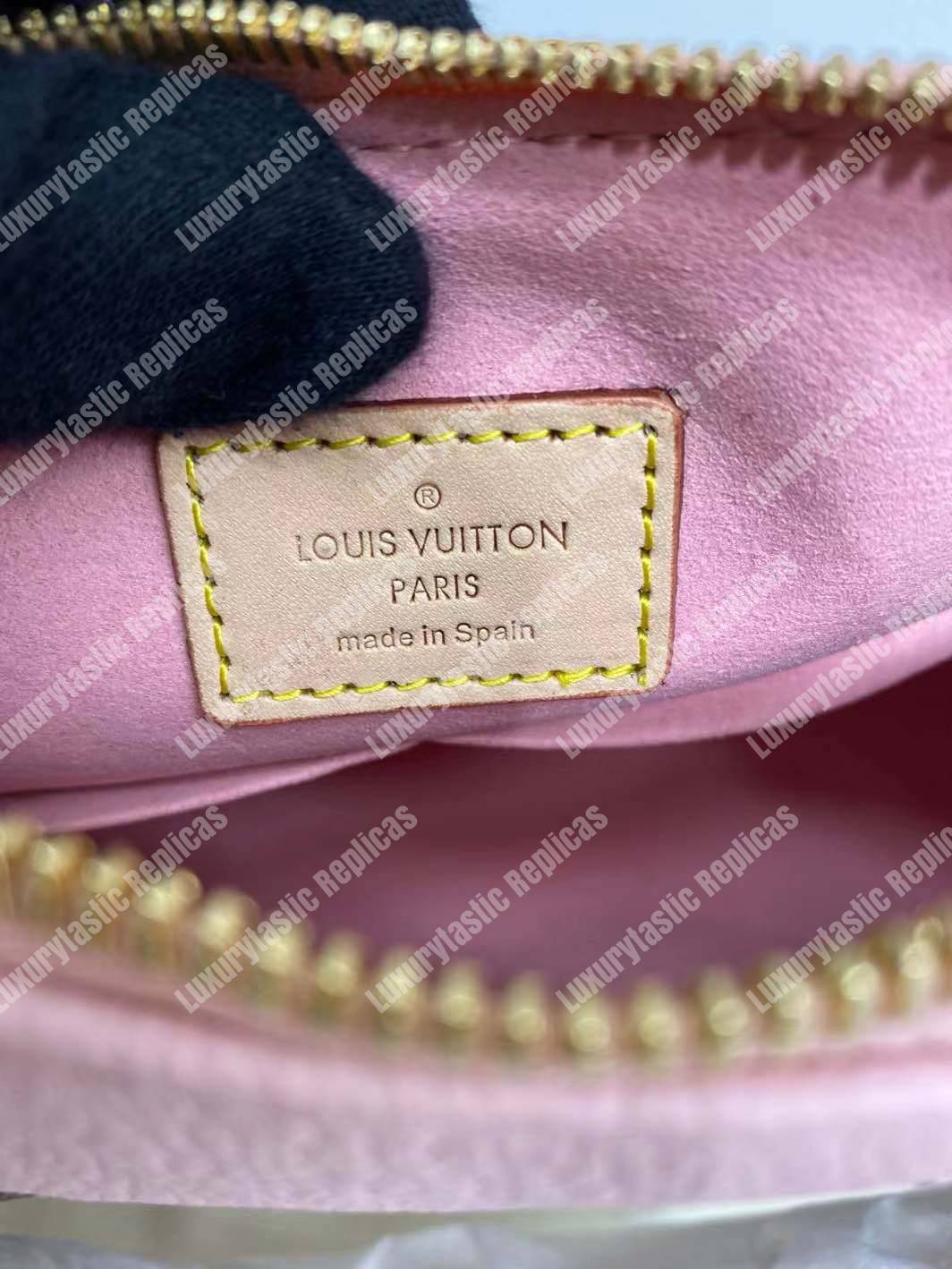 LV V Tote BB Monogram Rose Poudre