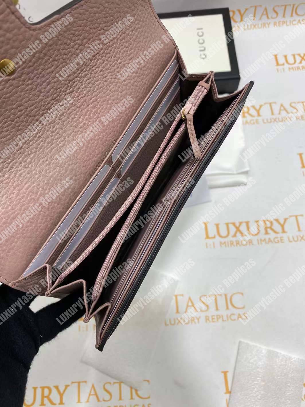 G*u*i gg marmont continental wallet magnolia