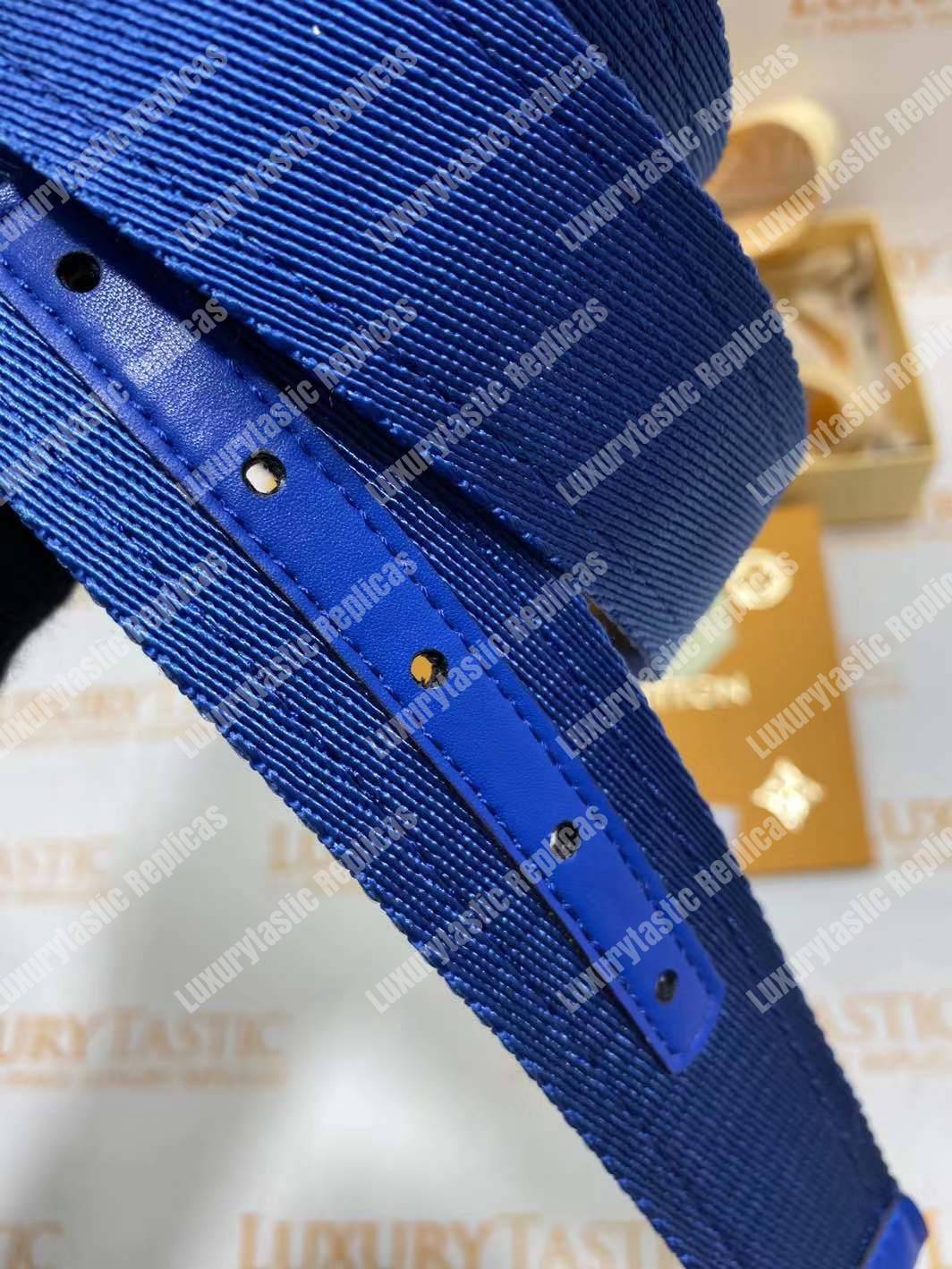 LV Circle 40mm Belt Blue