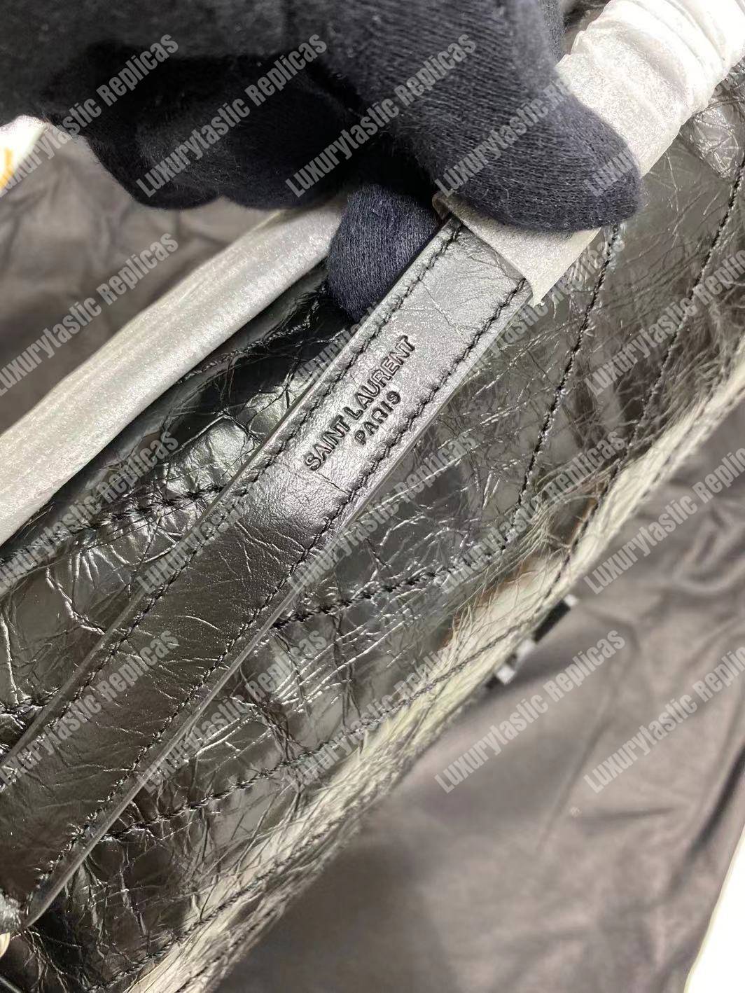 Saint Laurent Niki Large In Vintage Leather Black