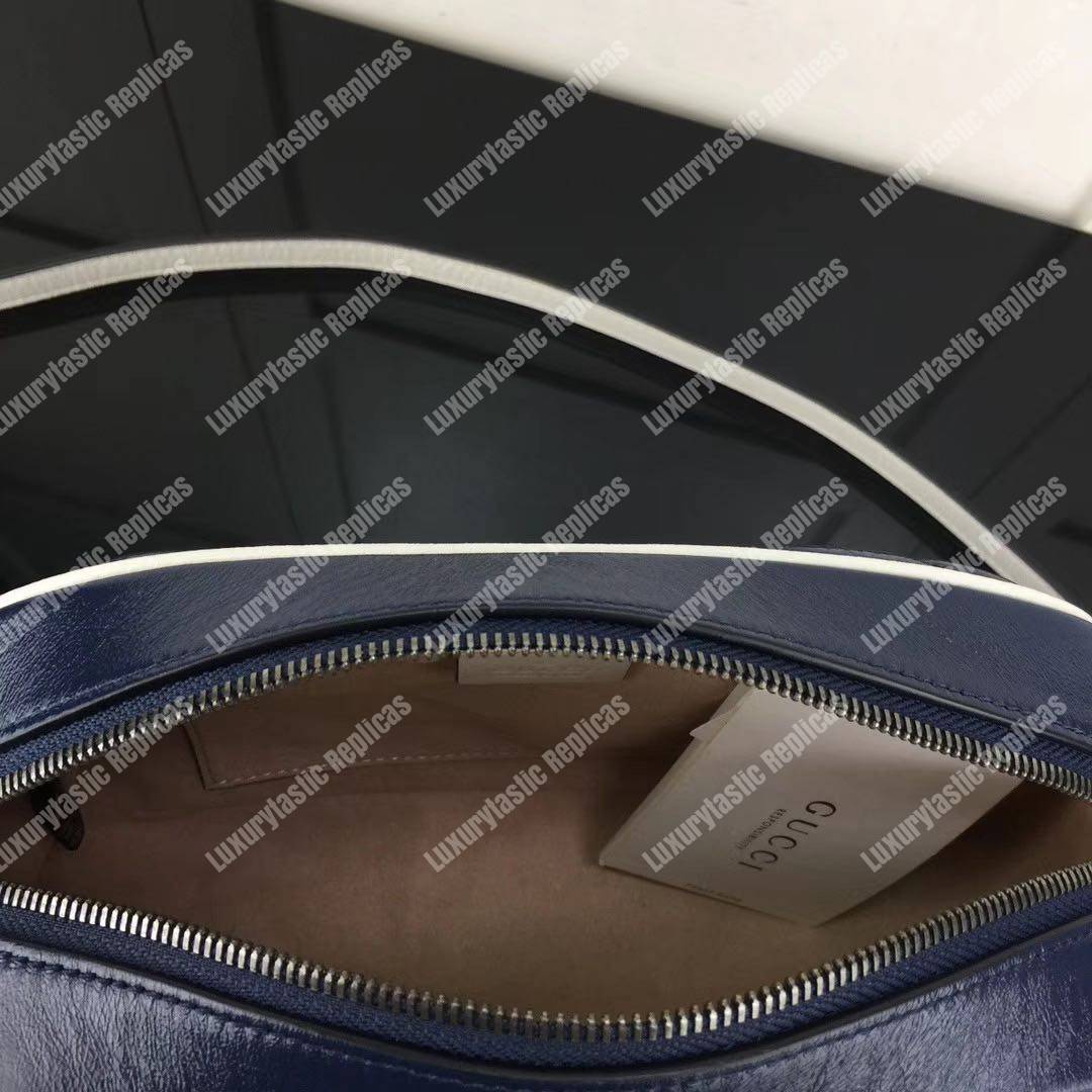 G*u*i gg marmont matelassé shoulder bag blue