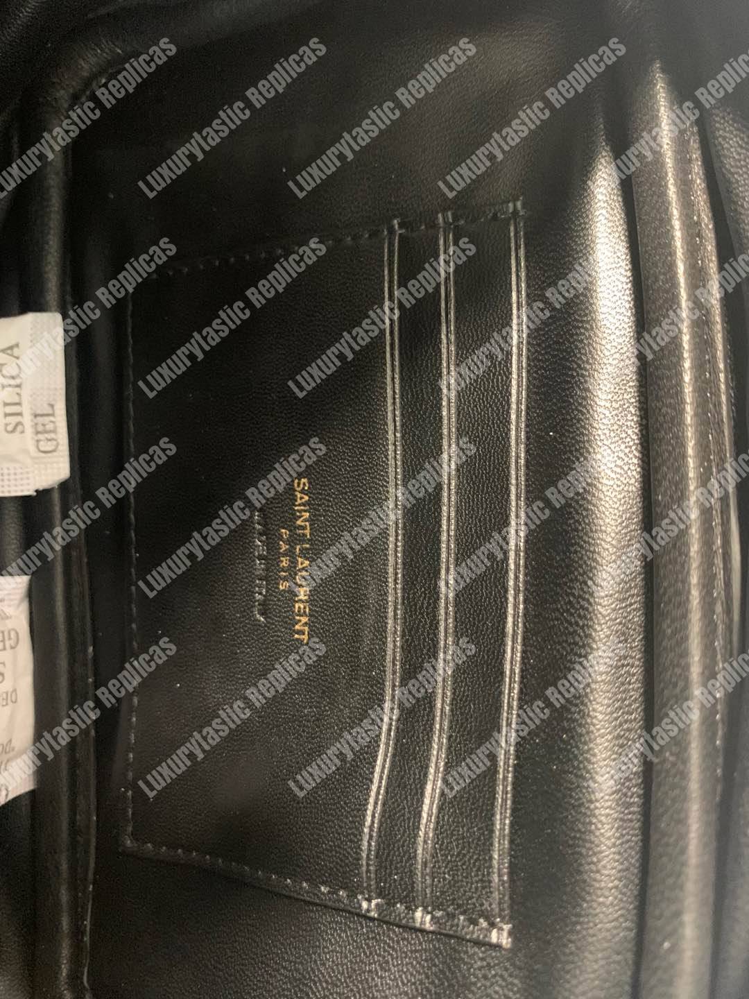 Saint Laurent Lou Camera Bag Matelasse Leather Black