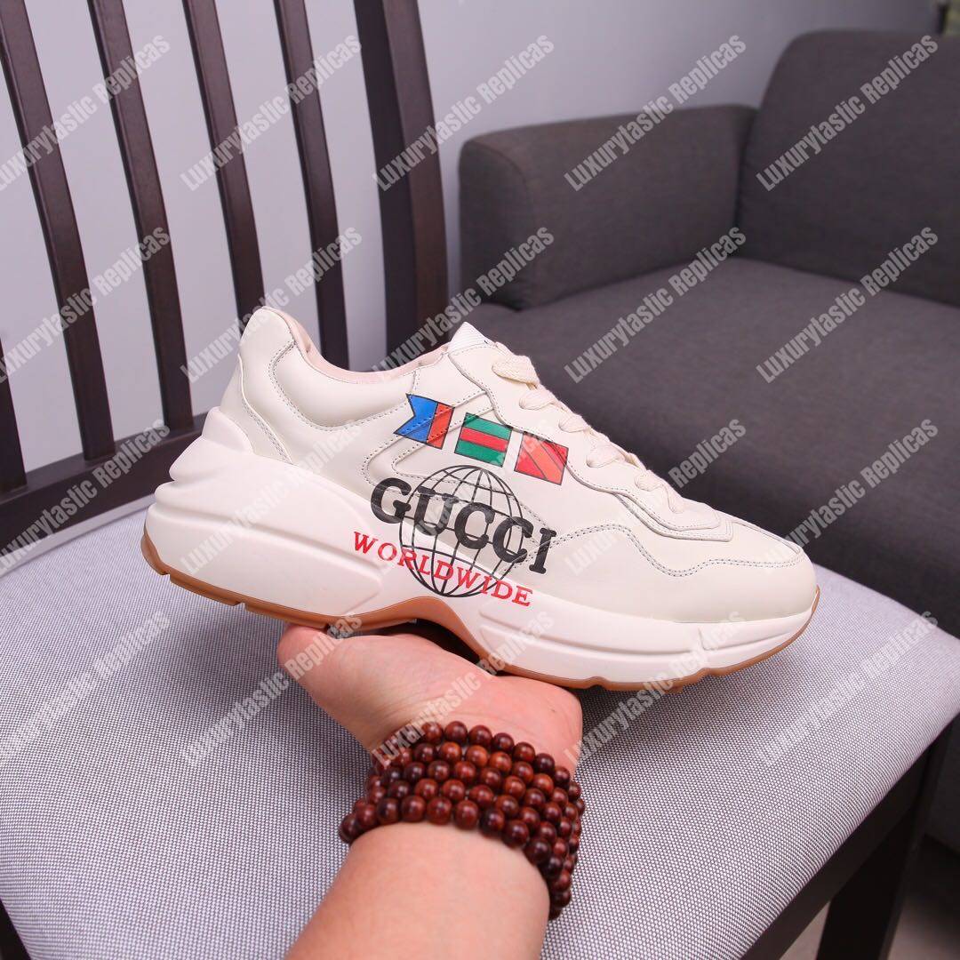 G*u*i men’s rhyton G*u*i worldwide sneaker