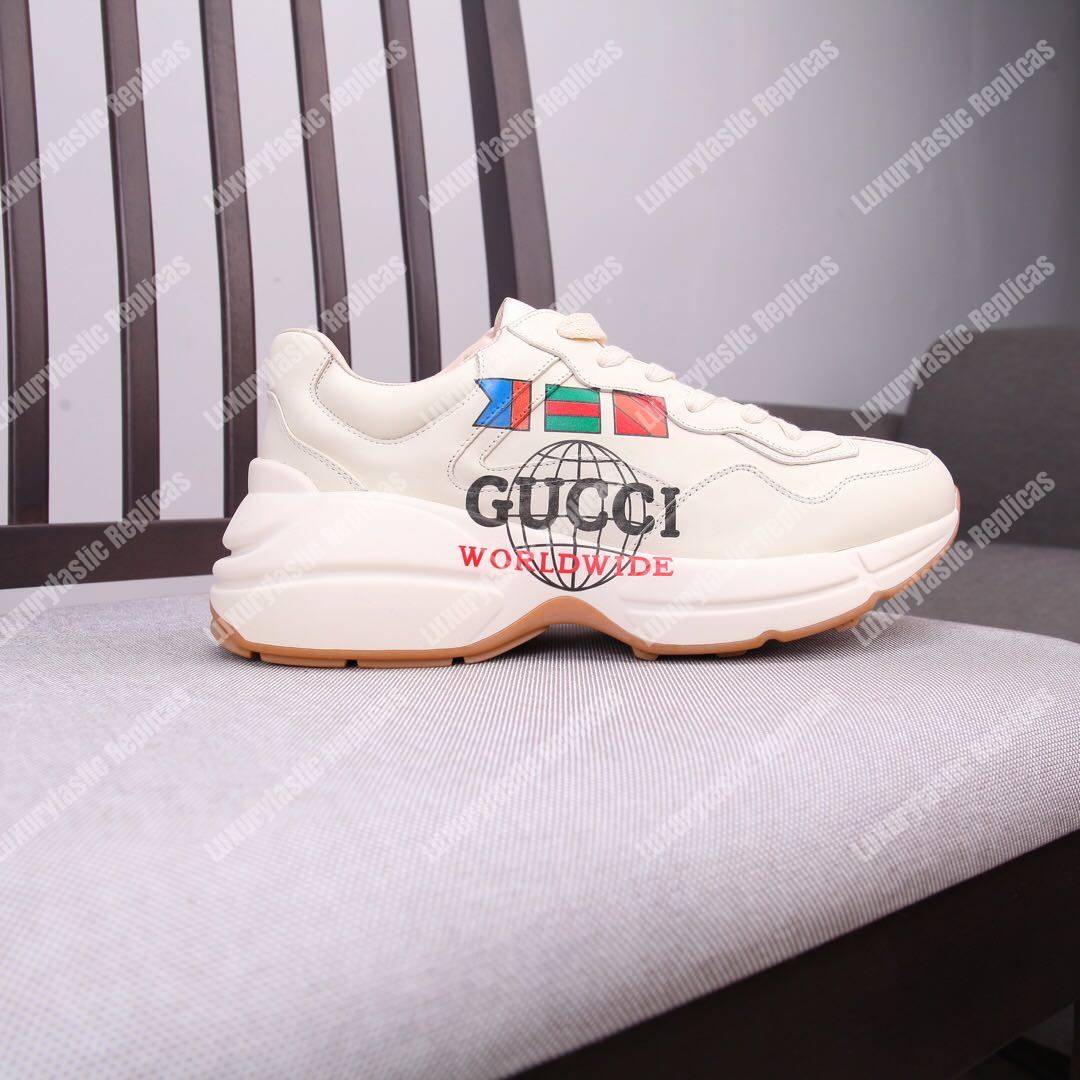 G*u*i men’s rhyton G*u*i worldwide sneaker