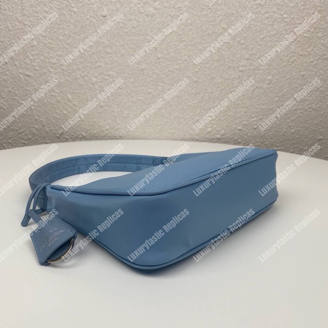 Pra*a re-edition 2000 nylon mini-bag periwinkle