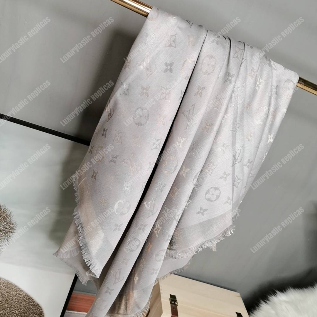 LV Monogram Shine Shawl