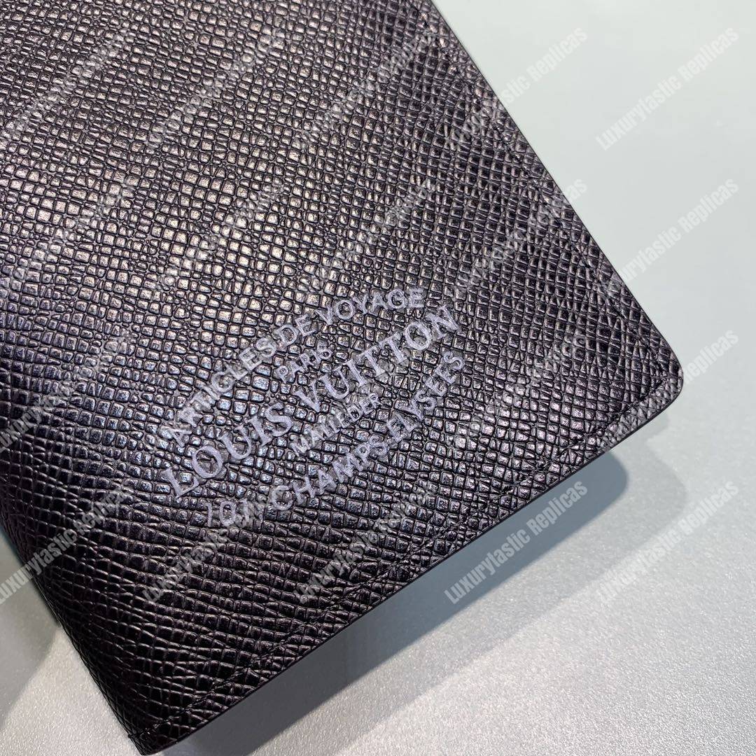 lv brazza taiga articles de voyage l**is V*t*n malletier wallet noir