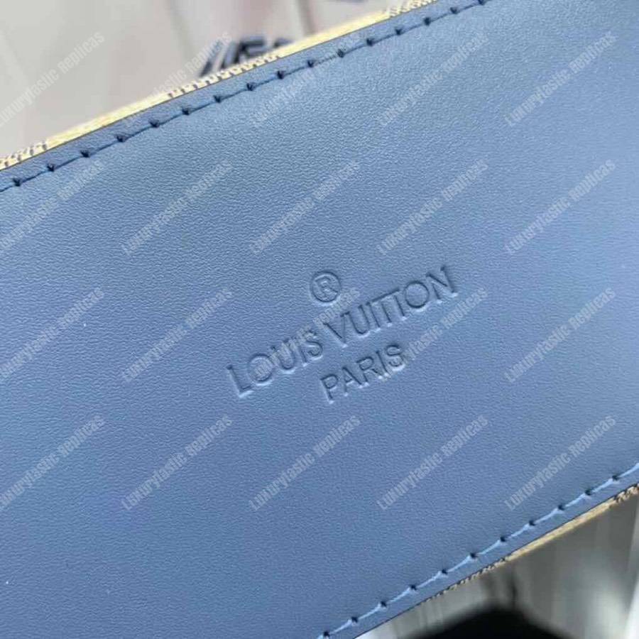 LV Saintonge Handbag Damier Azur Sky Blue