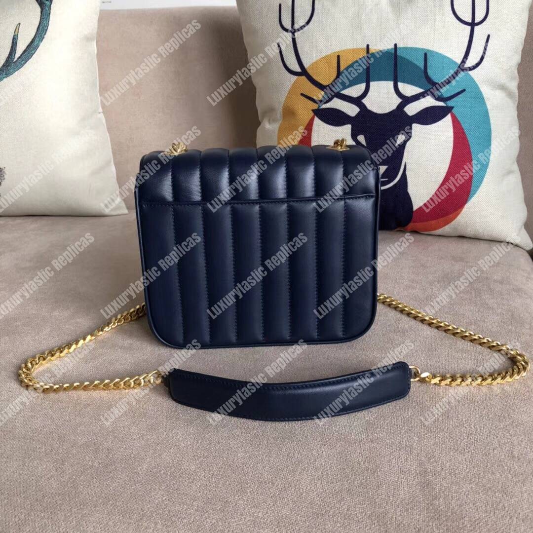 Saint Laurent Vicky Medium Navy