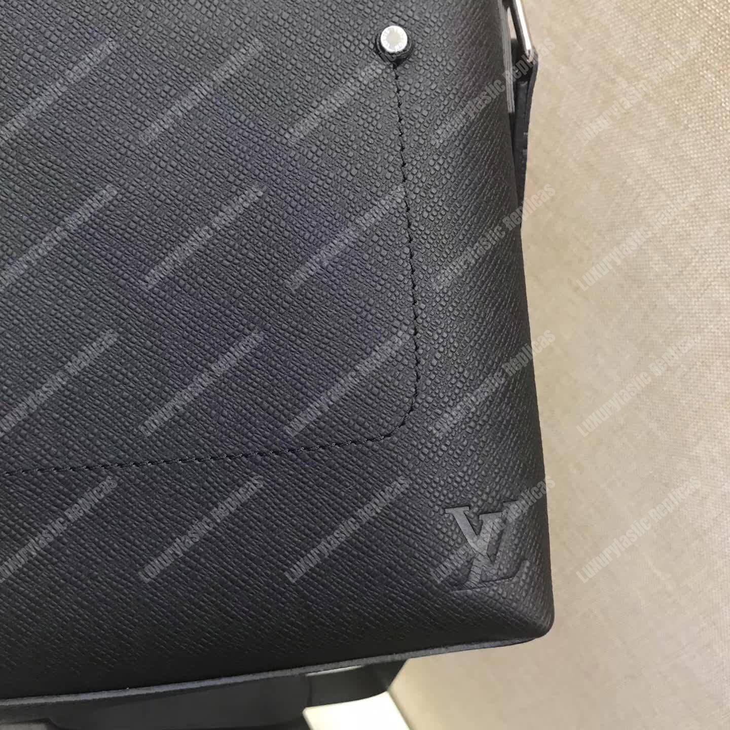 LV Pochette Grigori Cowhide Leather Black