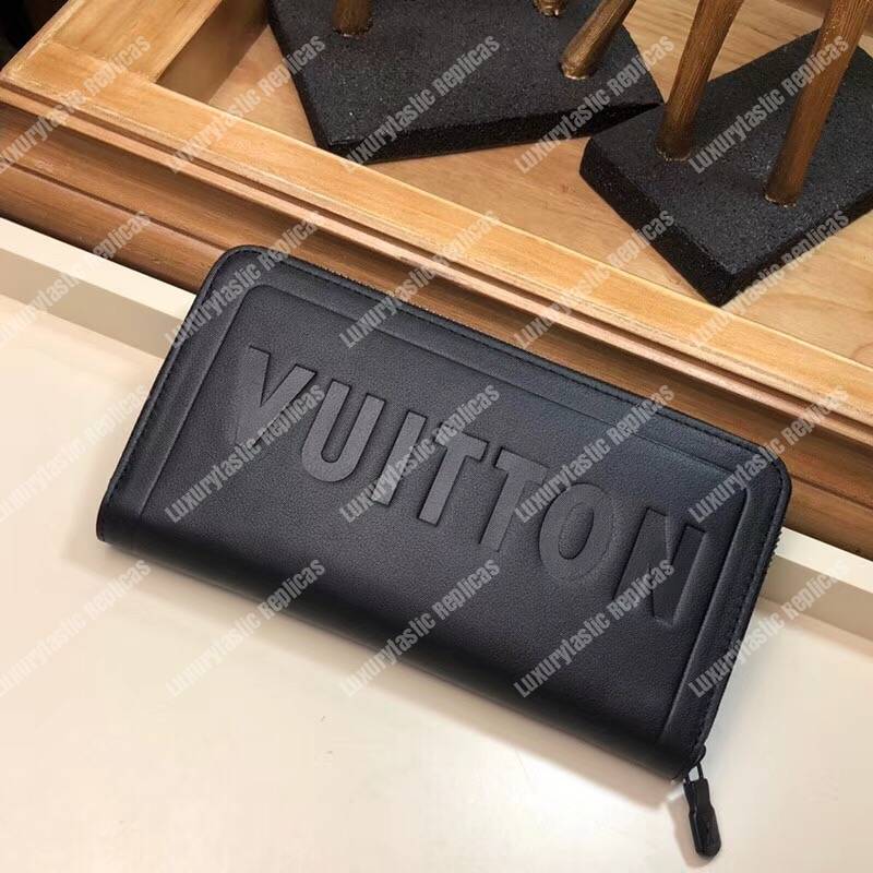 LV Zippy Wallet Dark Infinity Leather
