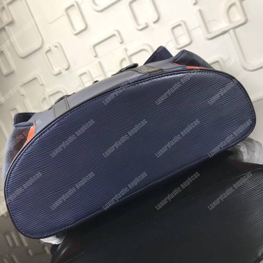LV Christopher Backpack Epi Leather Patchwork Edition