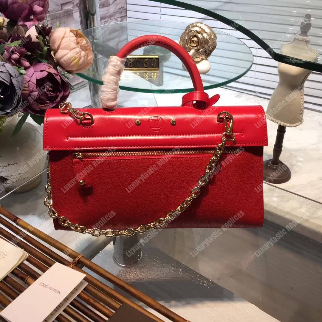 LV Pochette City Steamer Taurillon Leather