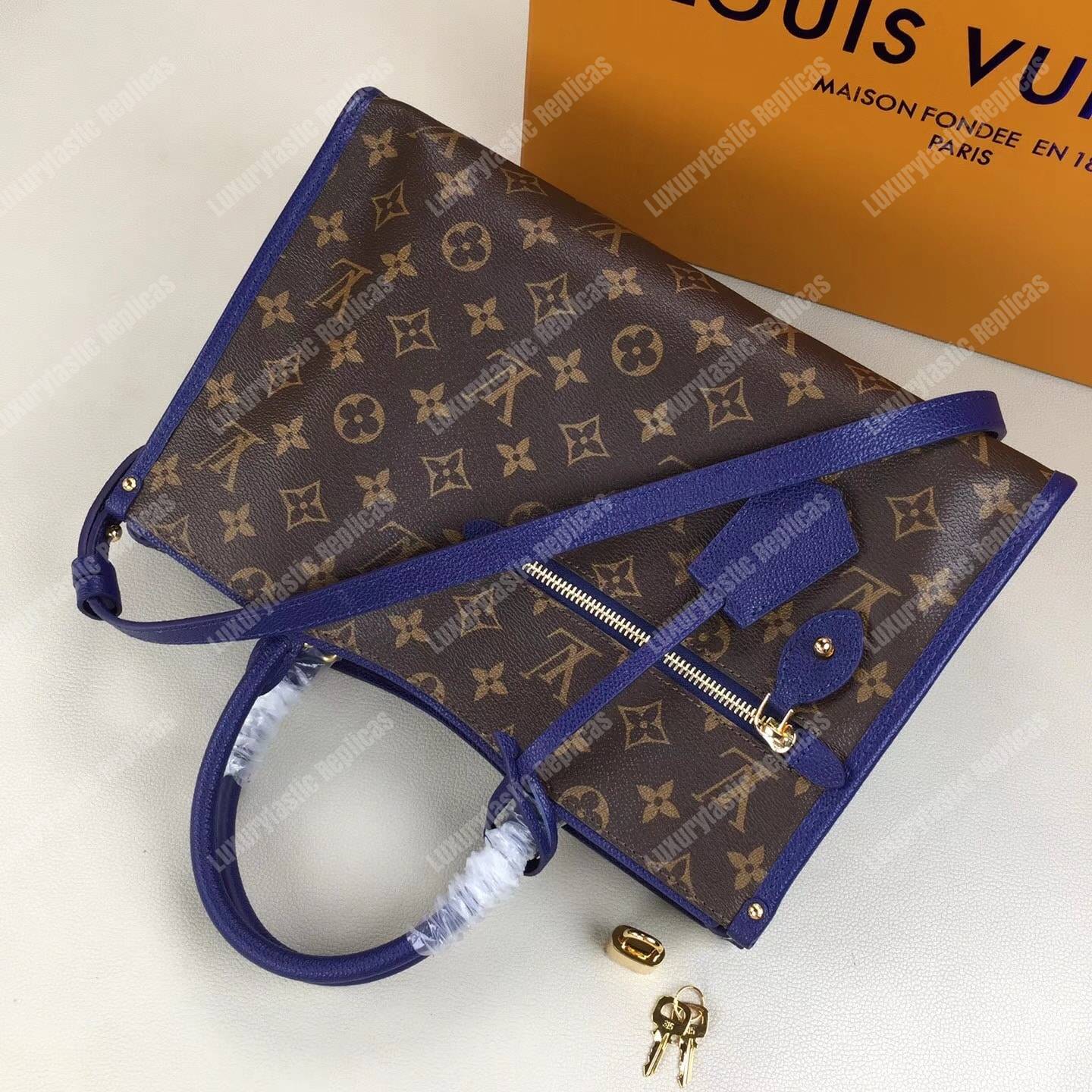 LV Popincourt PM Monogram Marine
