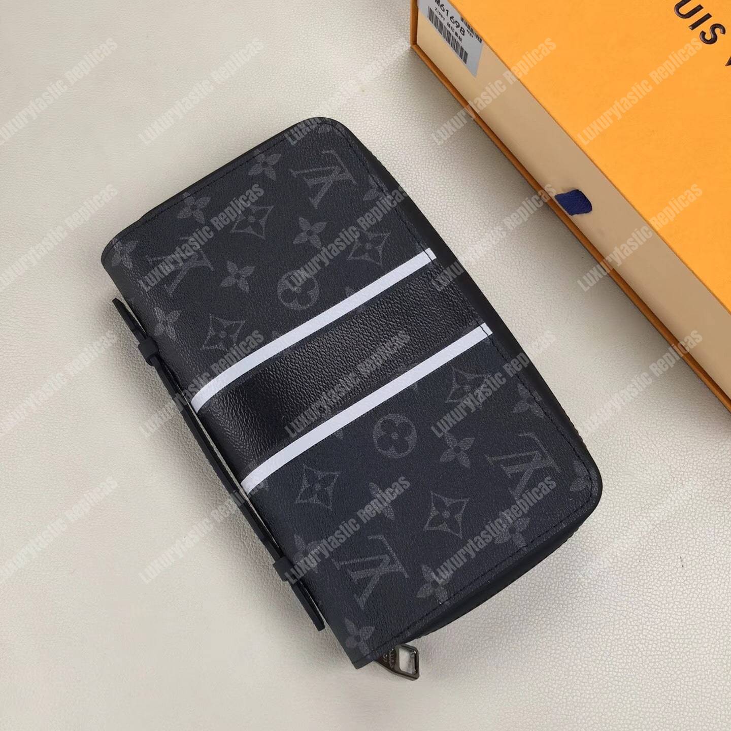 LV Zippy XL Wallet Monogram Eclipse Canvas