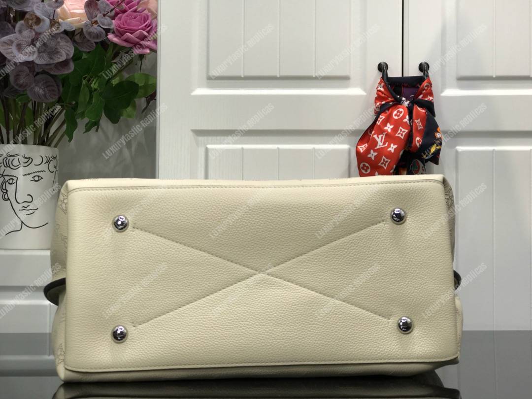 LV Carmel Mahina Monogram Creme