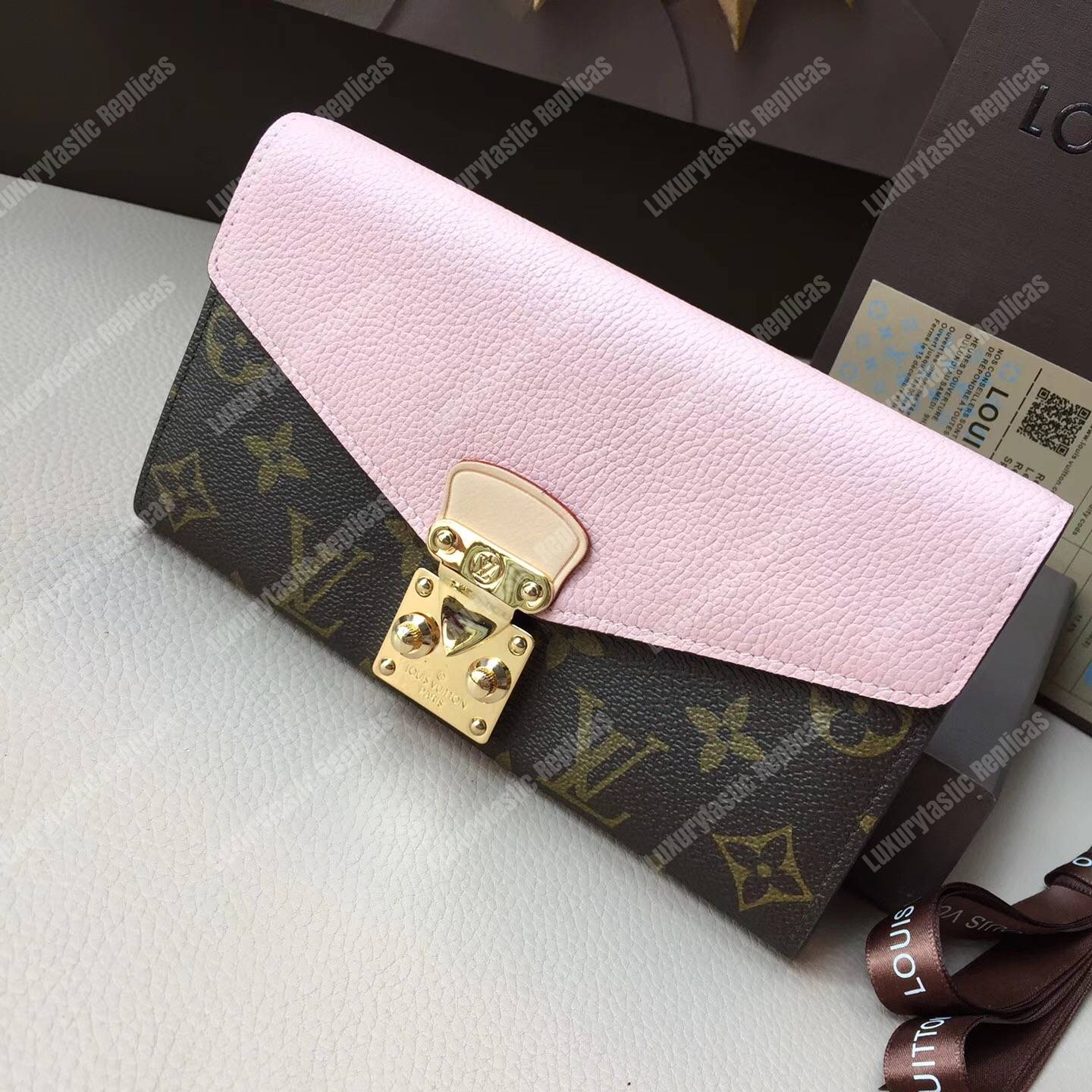 LV Pallet Wallet Monogram Taurillon Leather
