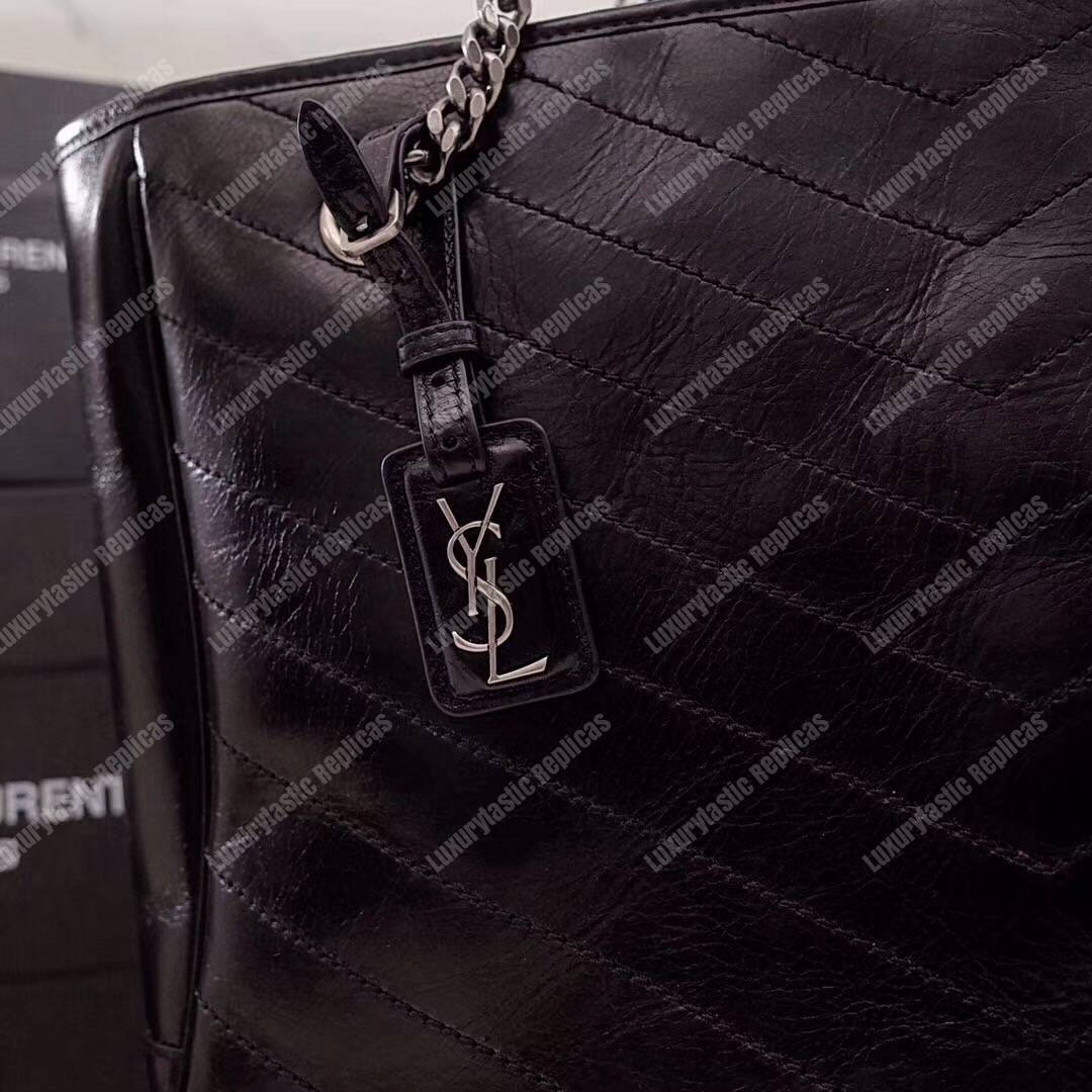 Saint Laurent Large Niki Shopping Bag Black