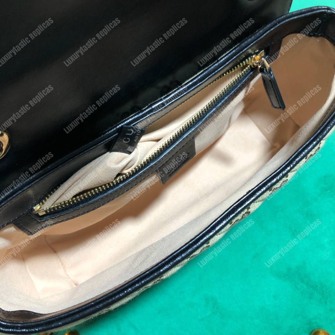 G*u*i gg marmont small shoulder bag gg canvas