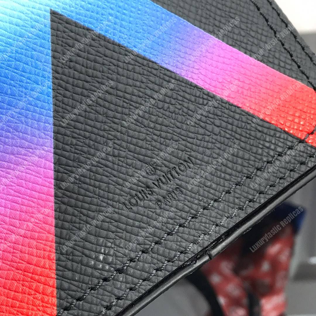 LV Abloh Danube Messenger Taiga Leather