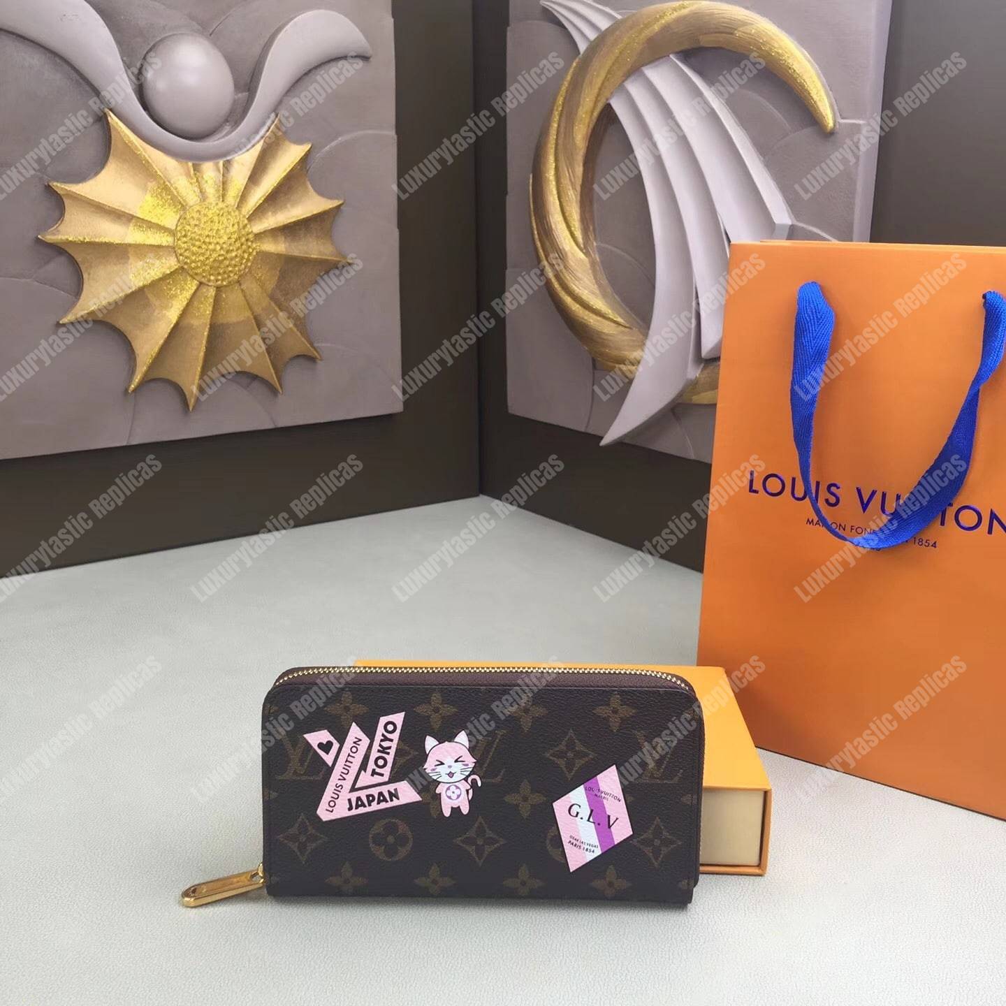 LV Zippy Wallet My LV World Tour Monogram Pink