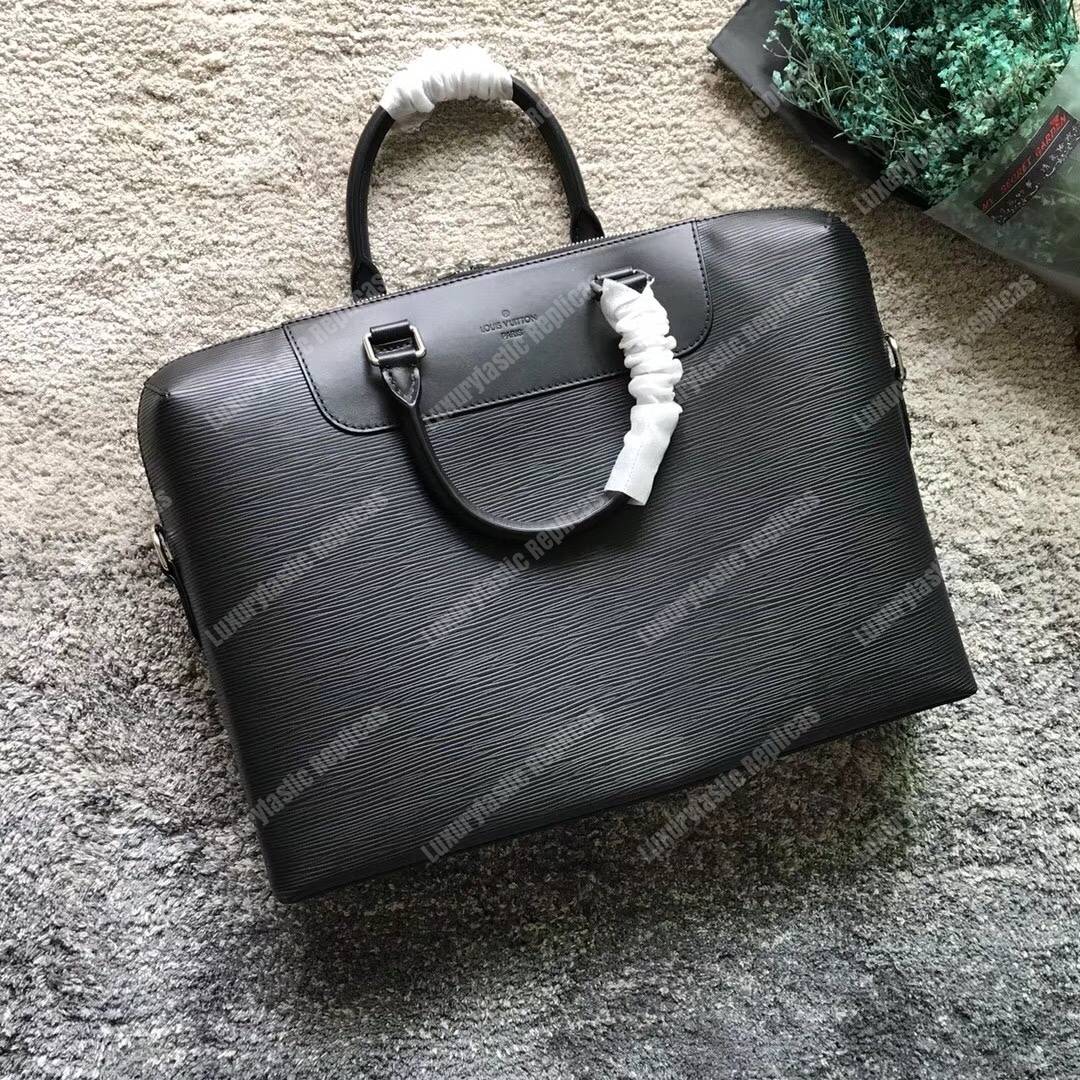 LV Porte-Documents Jour Epi Leather Noir
