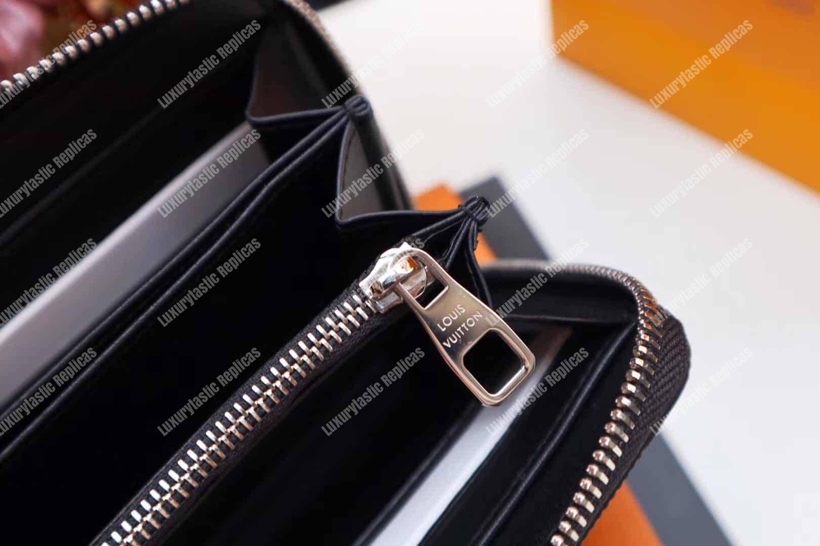 LV Zippy Wallet Vertical Damier Infini Leather Astral