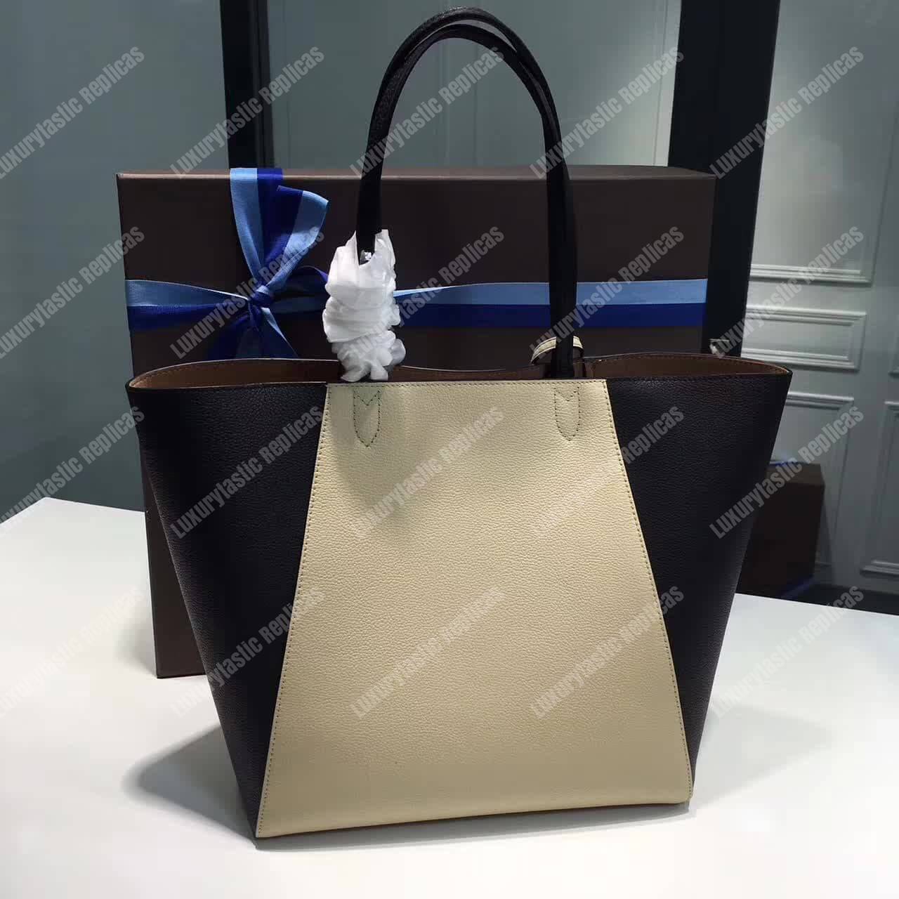 LV Lockme Cabas Bag Vanilla Noir