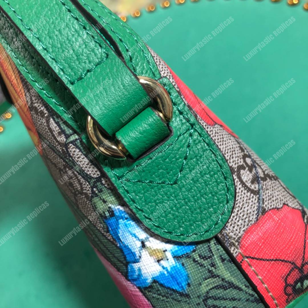 G*u*i ophidia gg flora small shoulder bag gg sup*e green