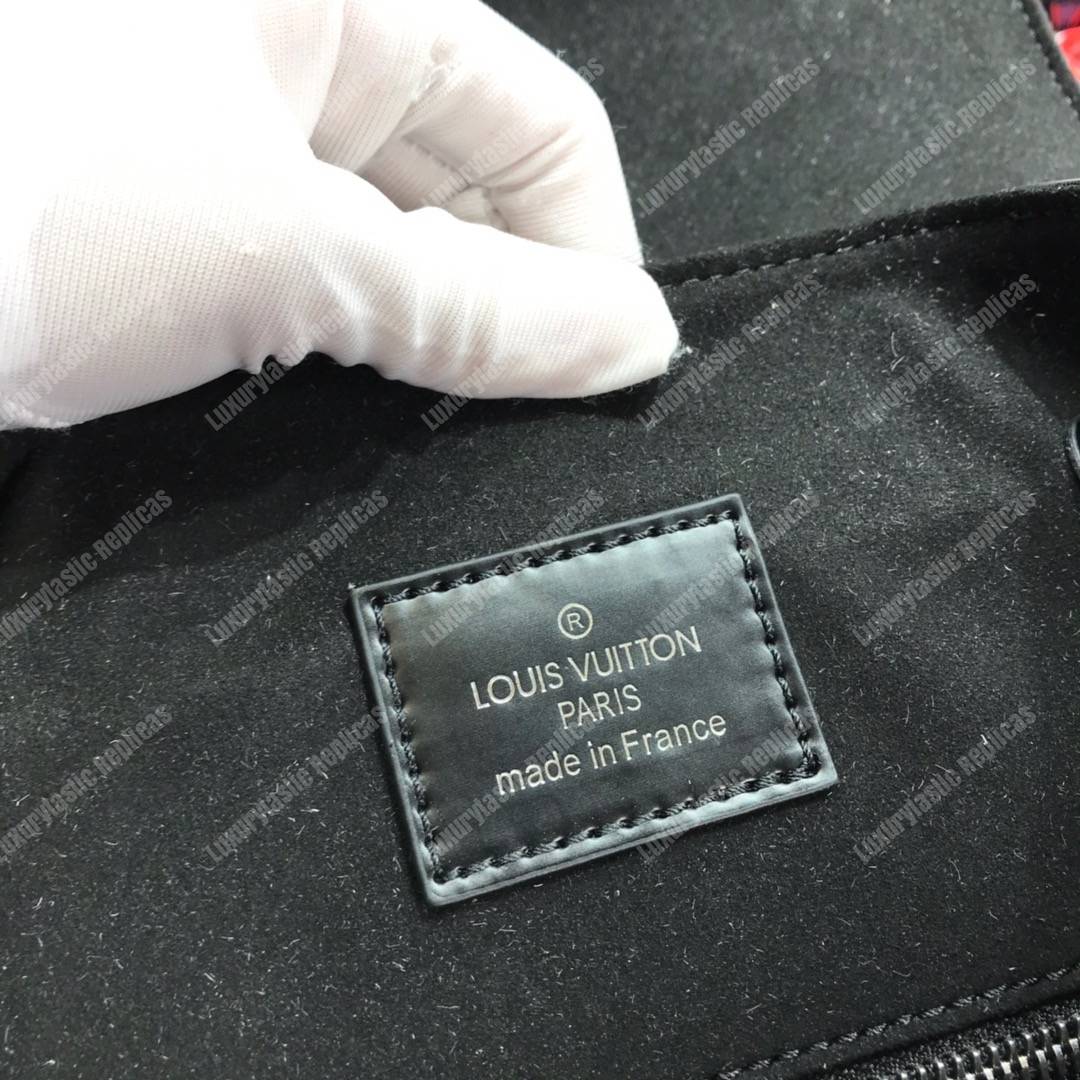 LV Christopher Backpack PM Epi Leather Acid Green Noir