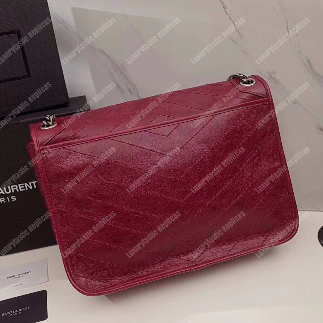 Saint Laurent Niki Large Red Vintage