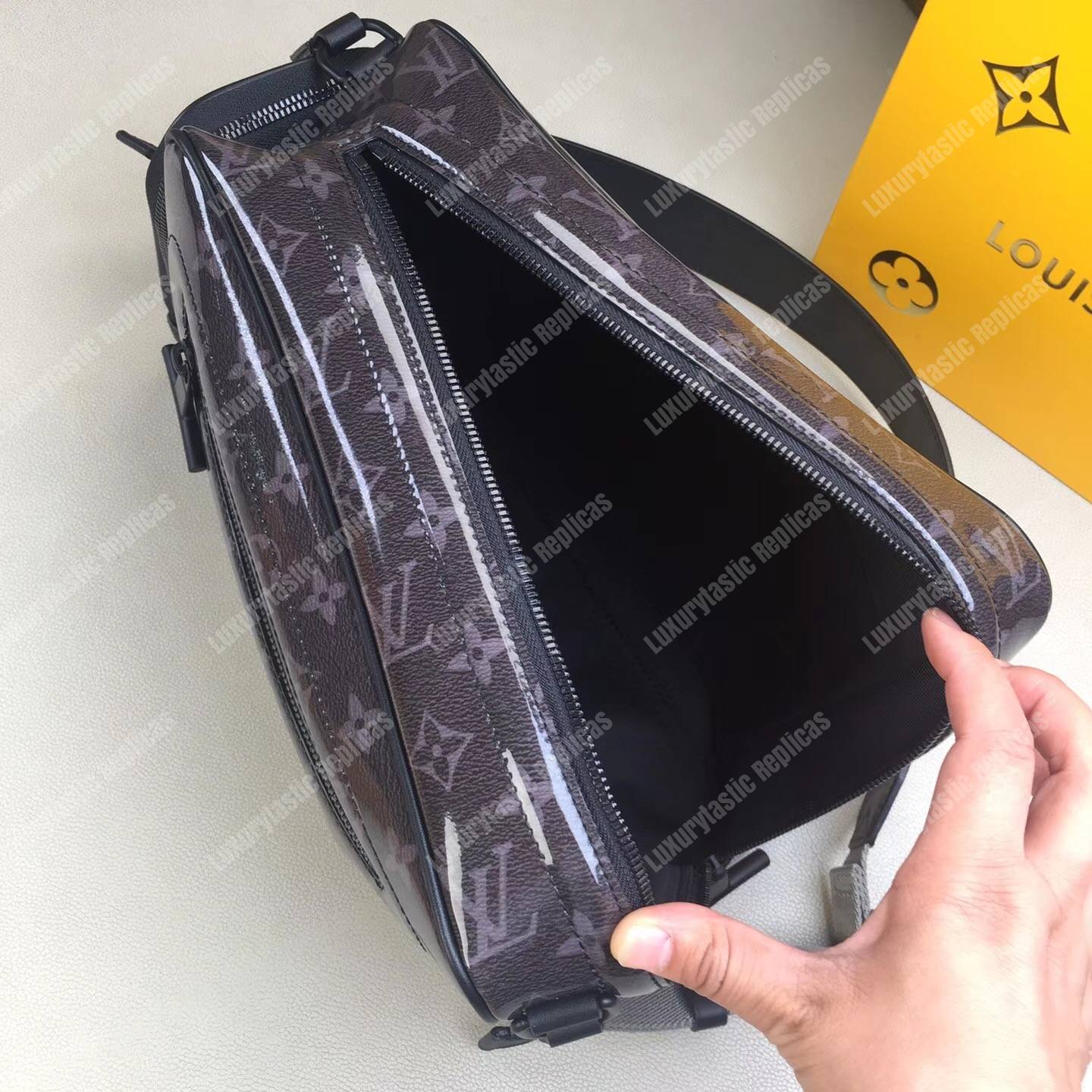 LV Monogram Eclipse Glaze Camera Bag