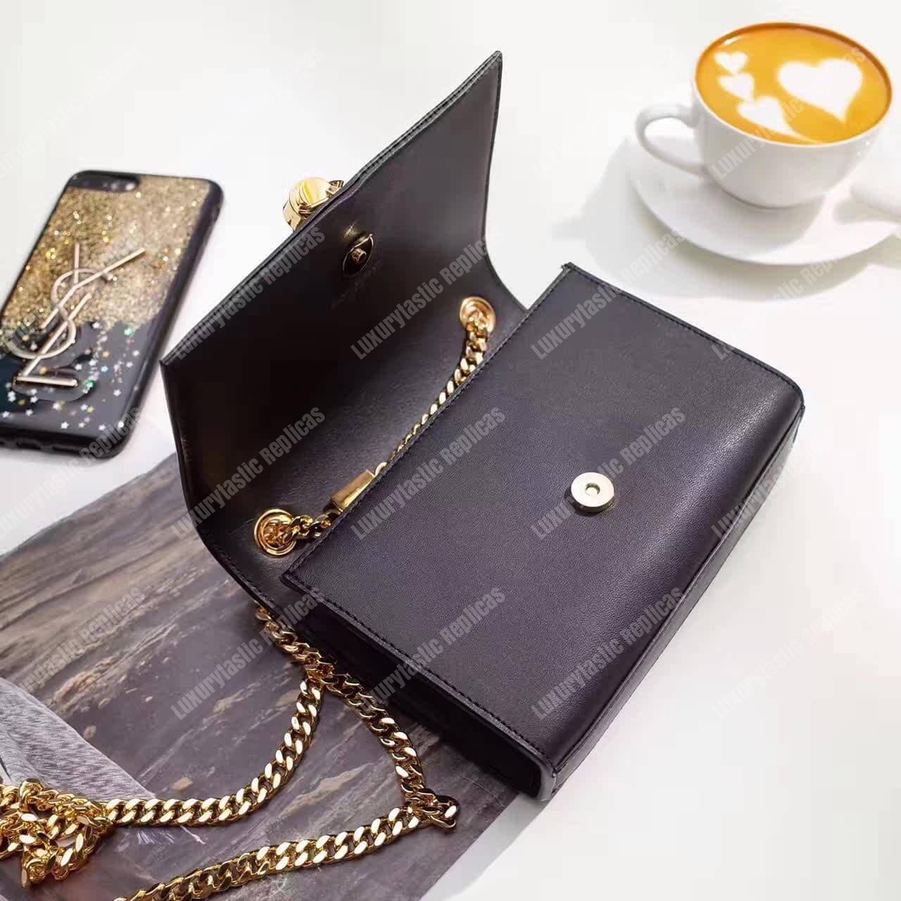 Saint Laurent Classic Small Kate Tassel Chain Black