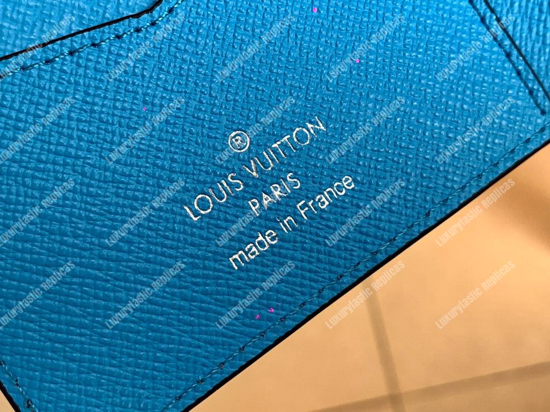 LV Passport Cover Blue