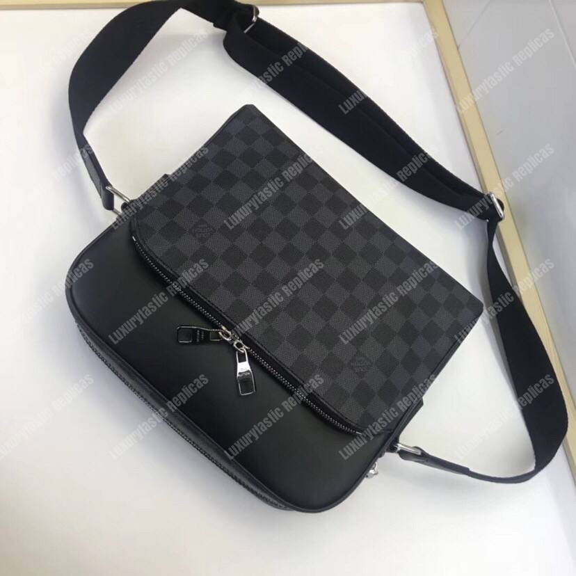 LV Dayton Reporter PM Damier Graphite