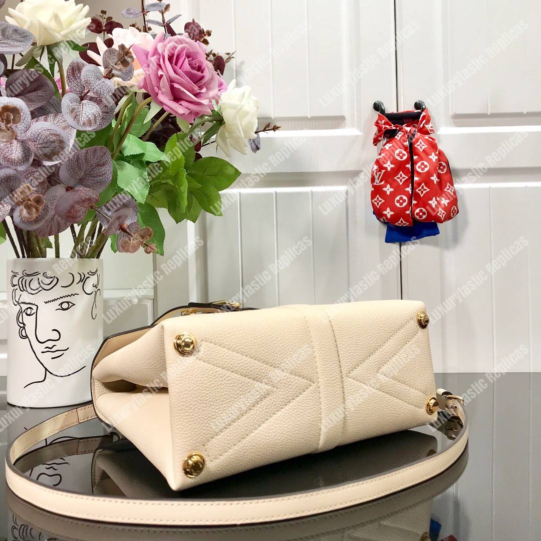 LV Rose Des Vents PM Creme Gold Padlock Handbag