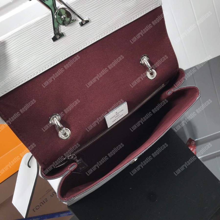 LV Grenelle PM Epi Leather Blanc Optique White