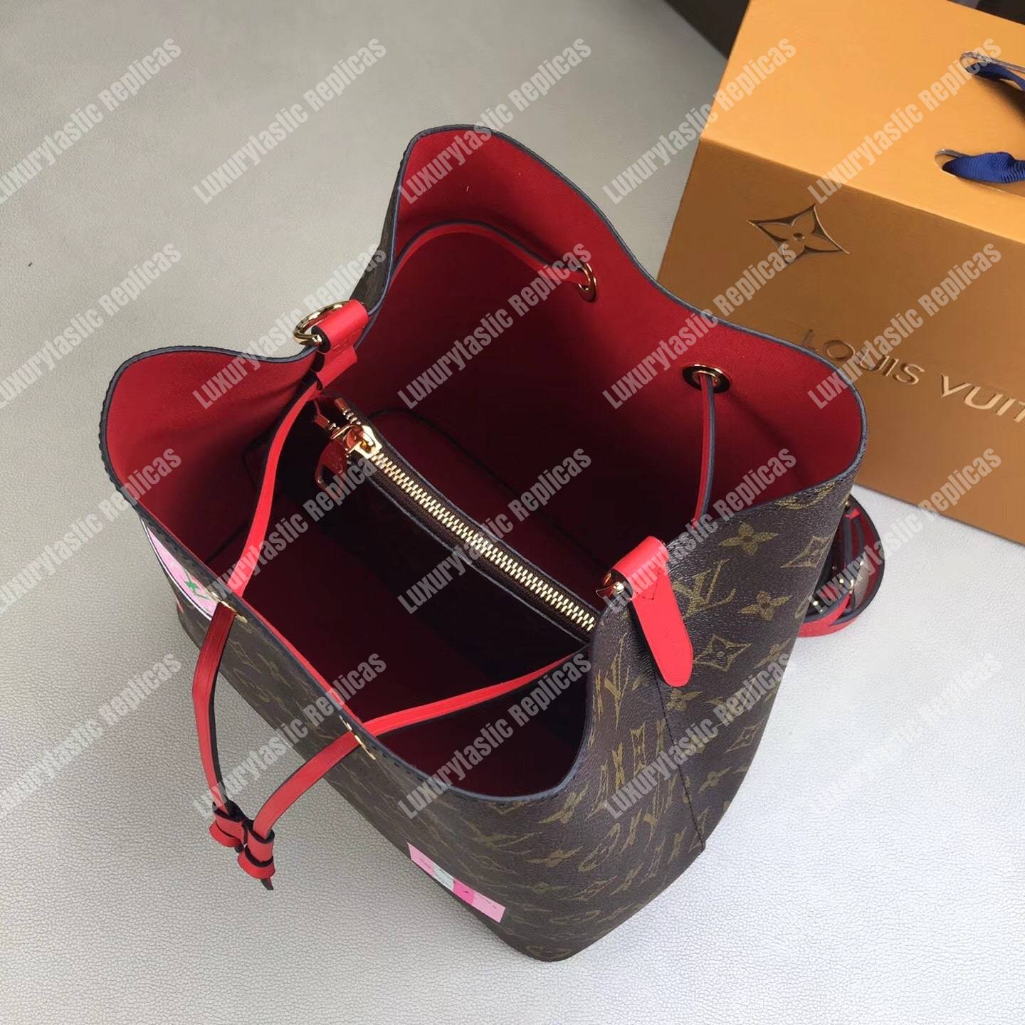 LV NéoNoé Monogram Special Edition Red
