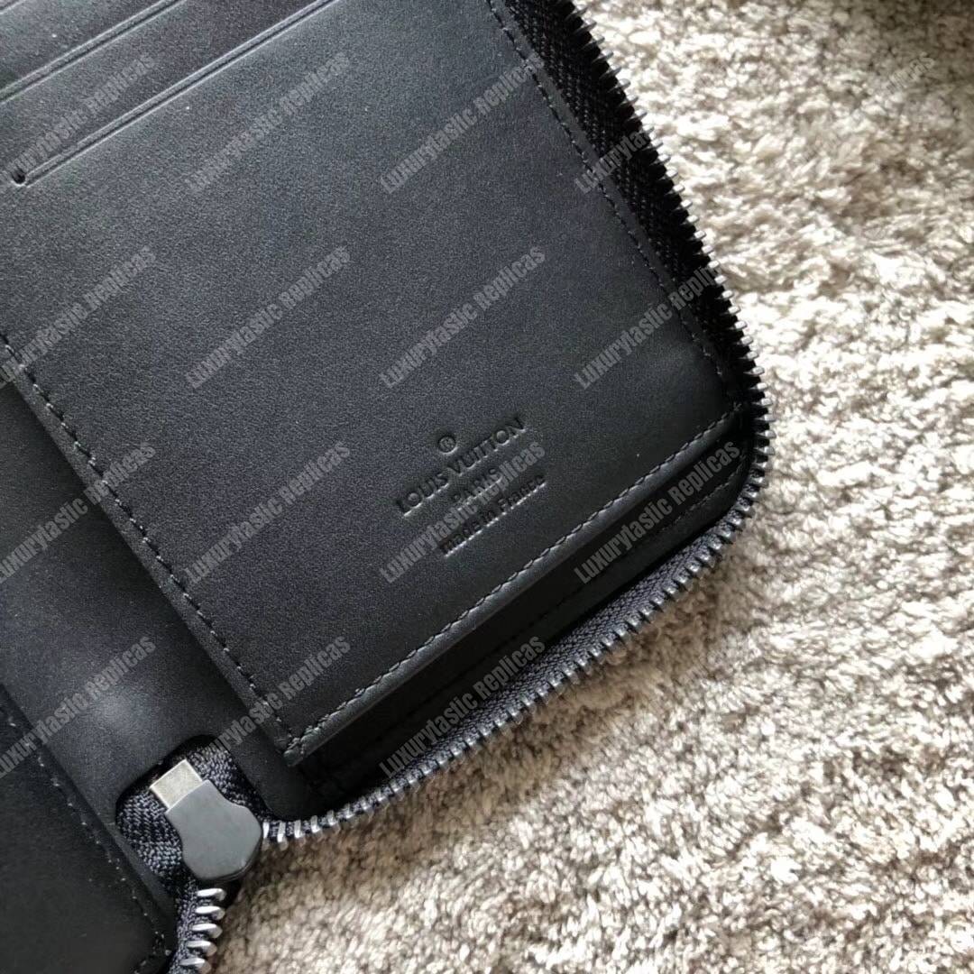 LV Zippy Wallet Vertical Monogram Shadow