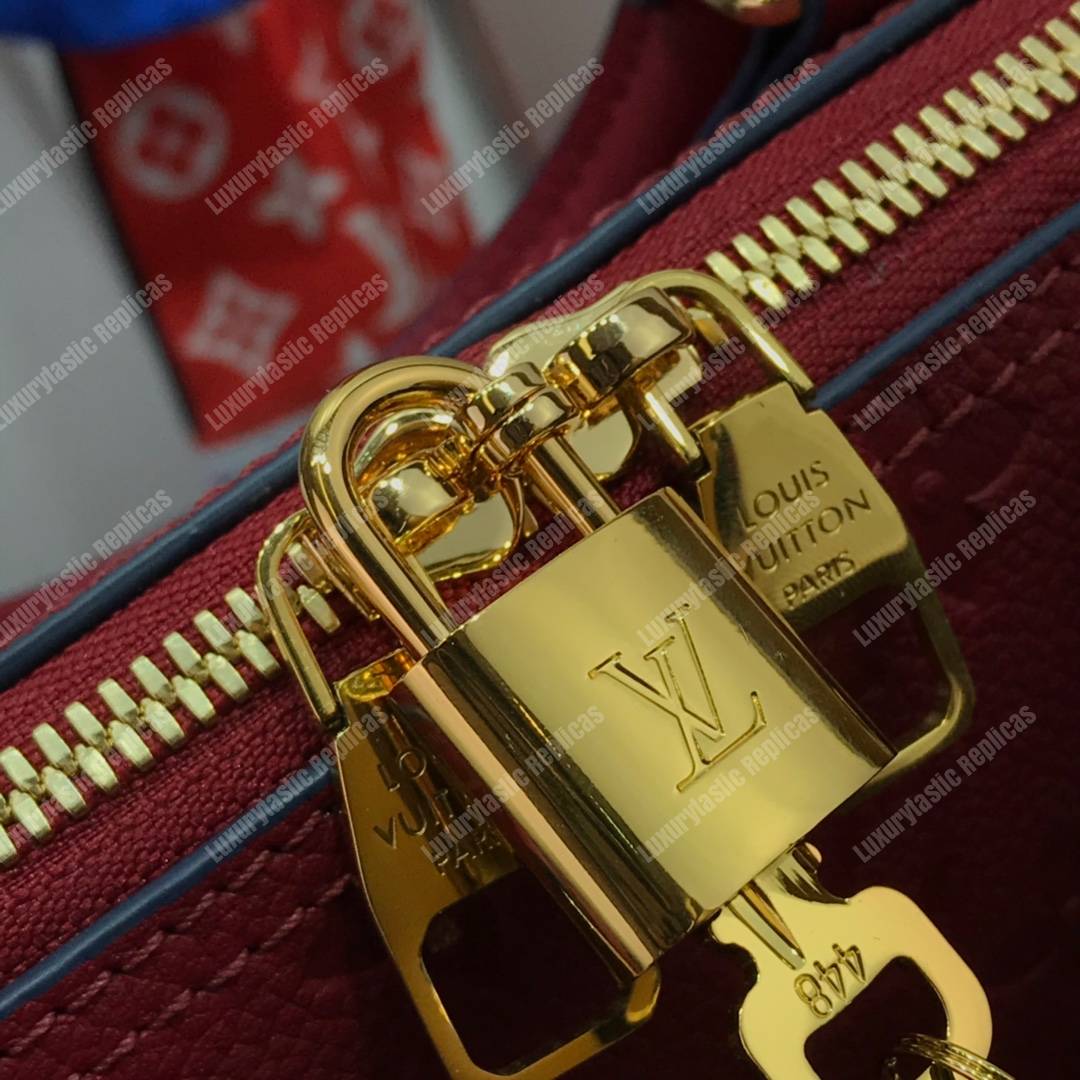 LV Neo Alma BB Monogram Empreinte Cherry Berry