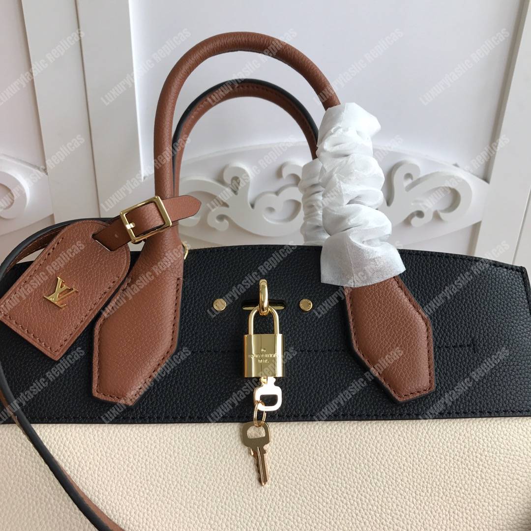 LV City Steamer MM Autres Cuirs Beige