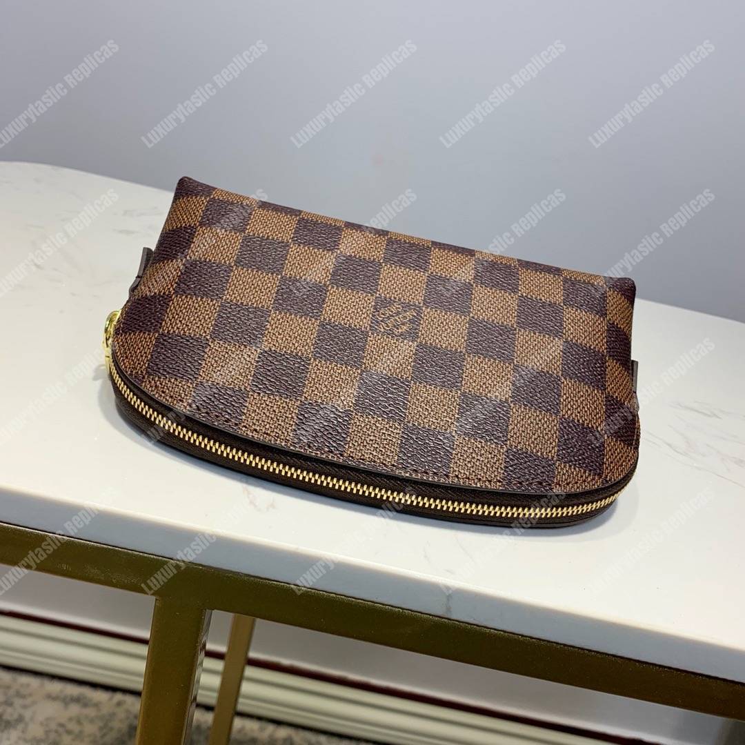 LV Cosmetic Pouch PM Damier Ebene