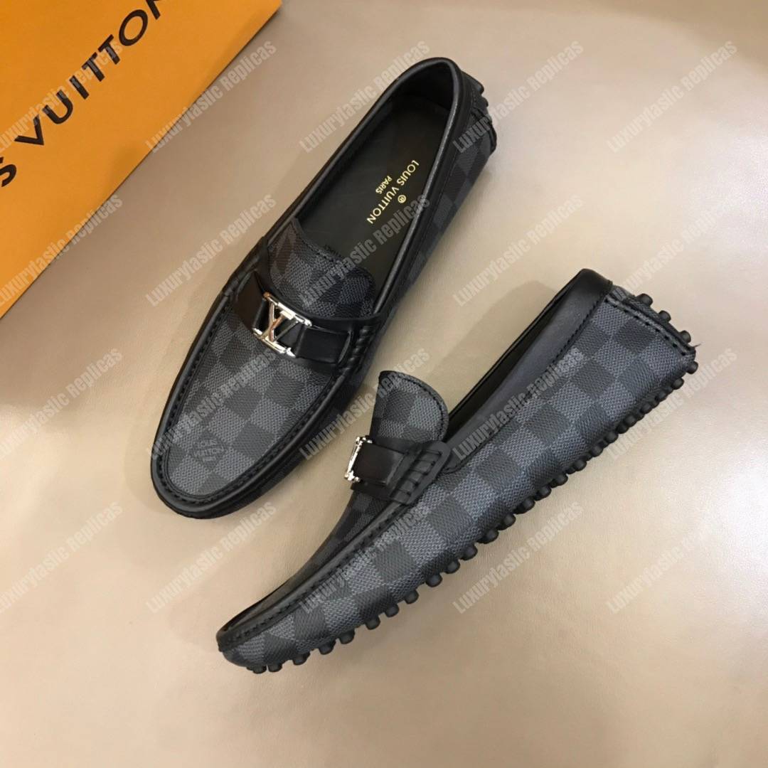LV Hockenheim Mocassin Damier Graphite