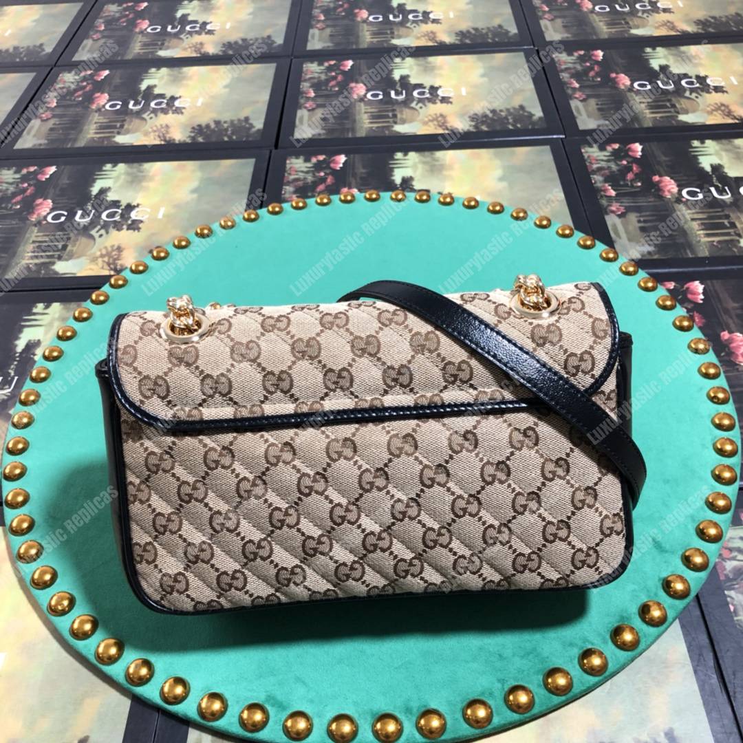 G*u*i gg marmont small shoulder bag gg canvas