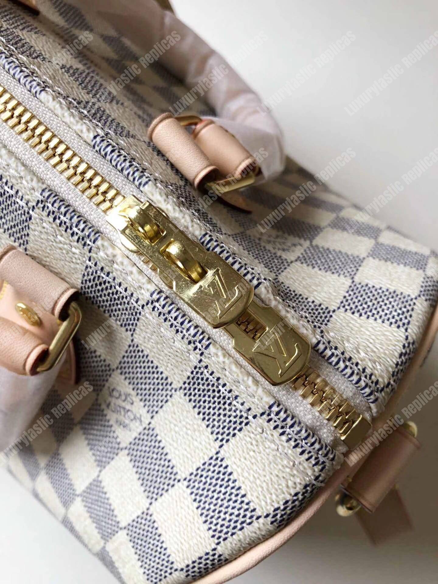 LV Speedy Bandouliere 25 Damier Azur Canvas