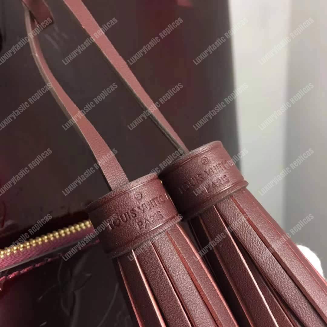 LV Long Beach MM Monogram Vernis Leather