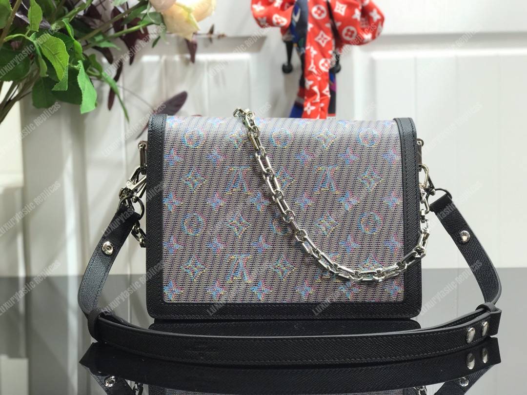 LV Mini Dauphine Monogram Pop Print Blue