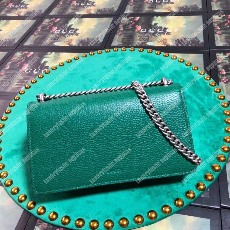 G*u*i dionysus leather small bag emerald green