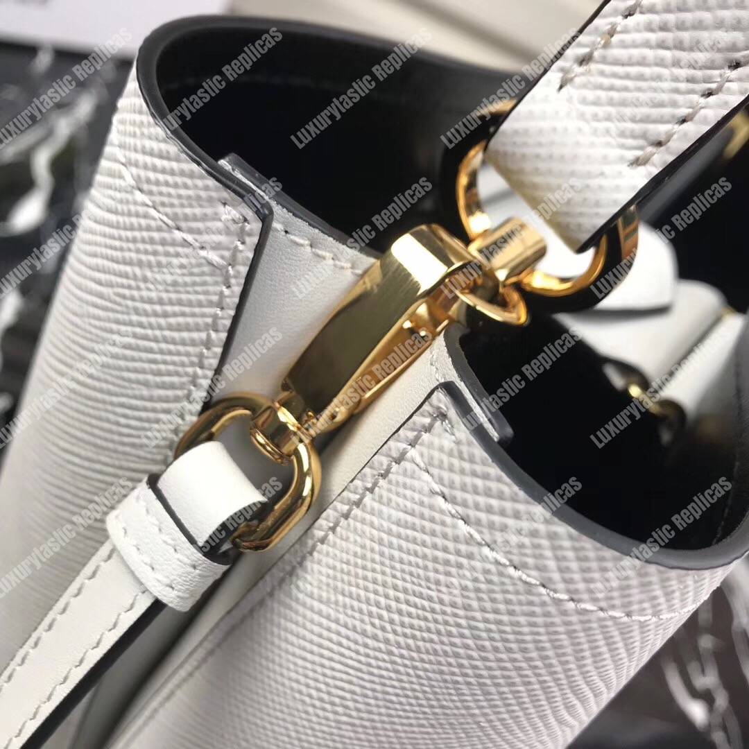 Pra*a panier medium bag white