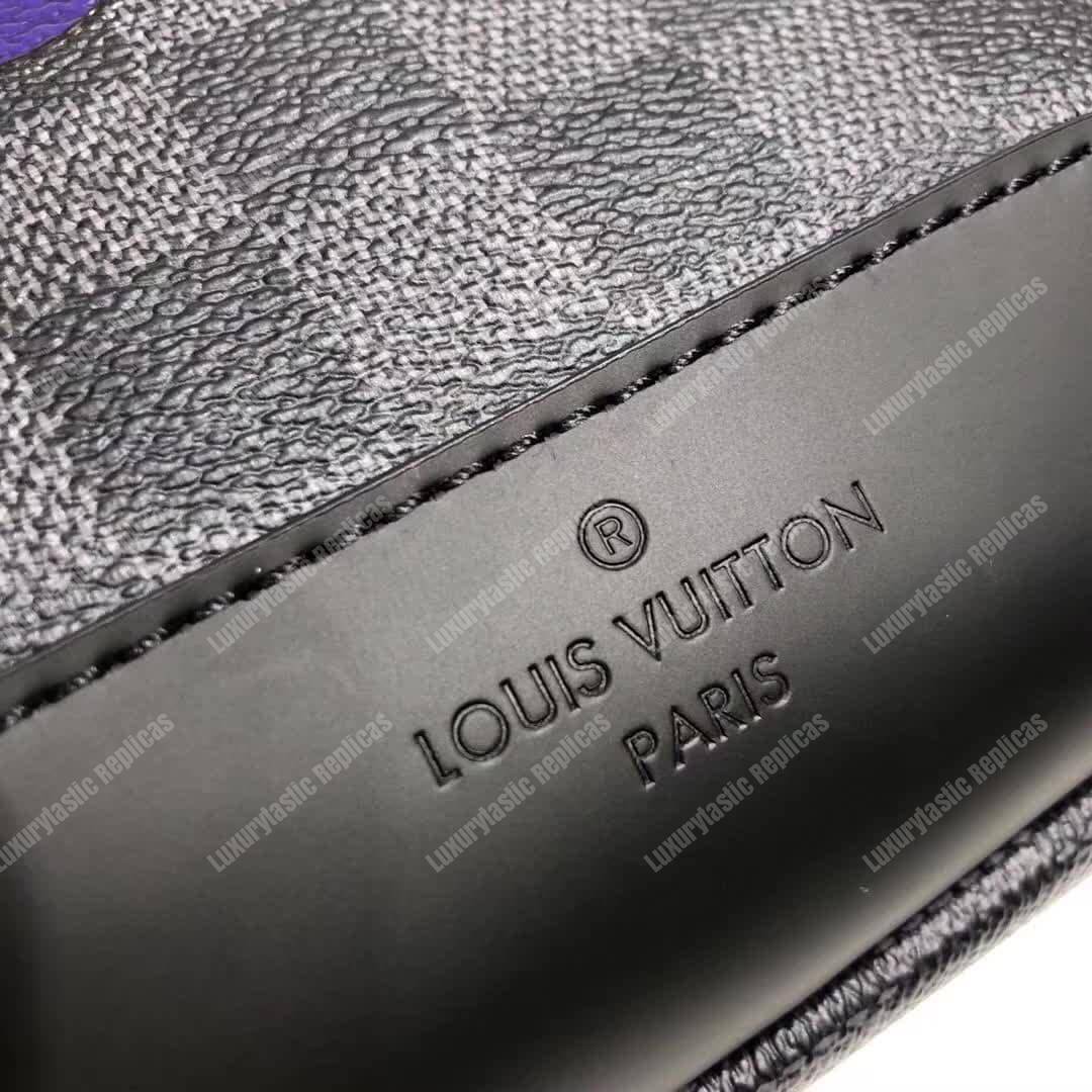 LV Avenue Sling Bag World Tour Damier Graphite